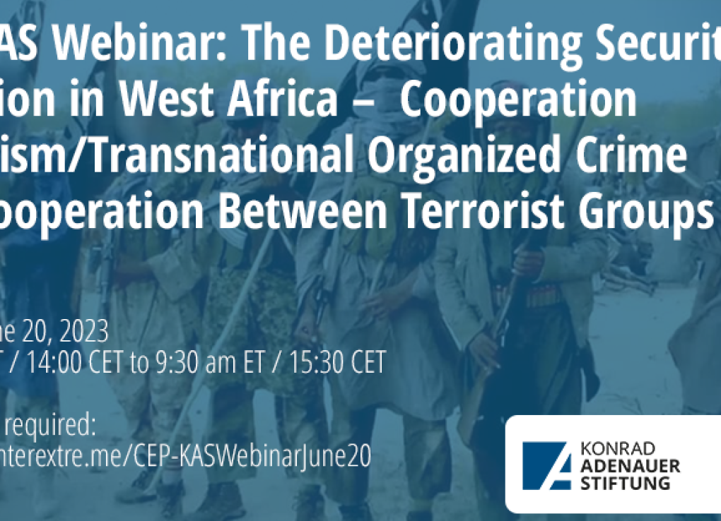 CEP-KAS Webinar: The Deteriorating Security Situation In West Africa ...